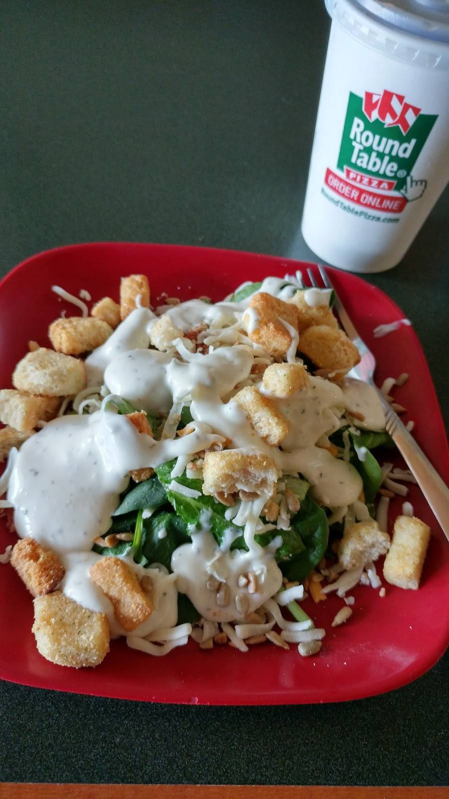 Round Table Pizza | meal delivery | 23254 Lyons Ave, Newhall, CA 91321, USA | 6612221199 OR +1 661-222-1199