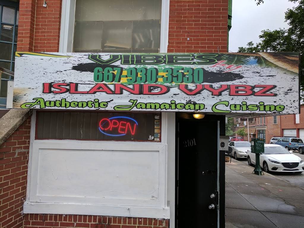 Island Vybz Restaurant and Lounge | restaurant | 2103 Maryland Ave, Baltimore, MD 21218, USA | 6679303530 OR +1 667-930-3530
