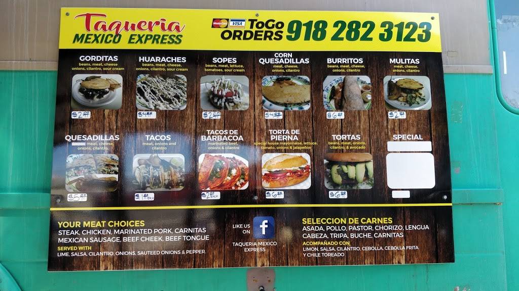 Taqueria Mexico Express | restaurant | E 21st St, Tulsa, OK 74129, USA | 9182823123 OR +1 918-282-3123