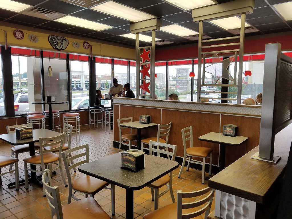 Hardees | restaurant | 611 15th St E, Tuscaloosa, AL 35401, USA | 2053455262 OR +1 205-345-5262
