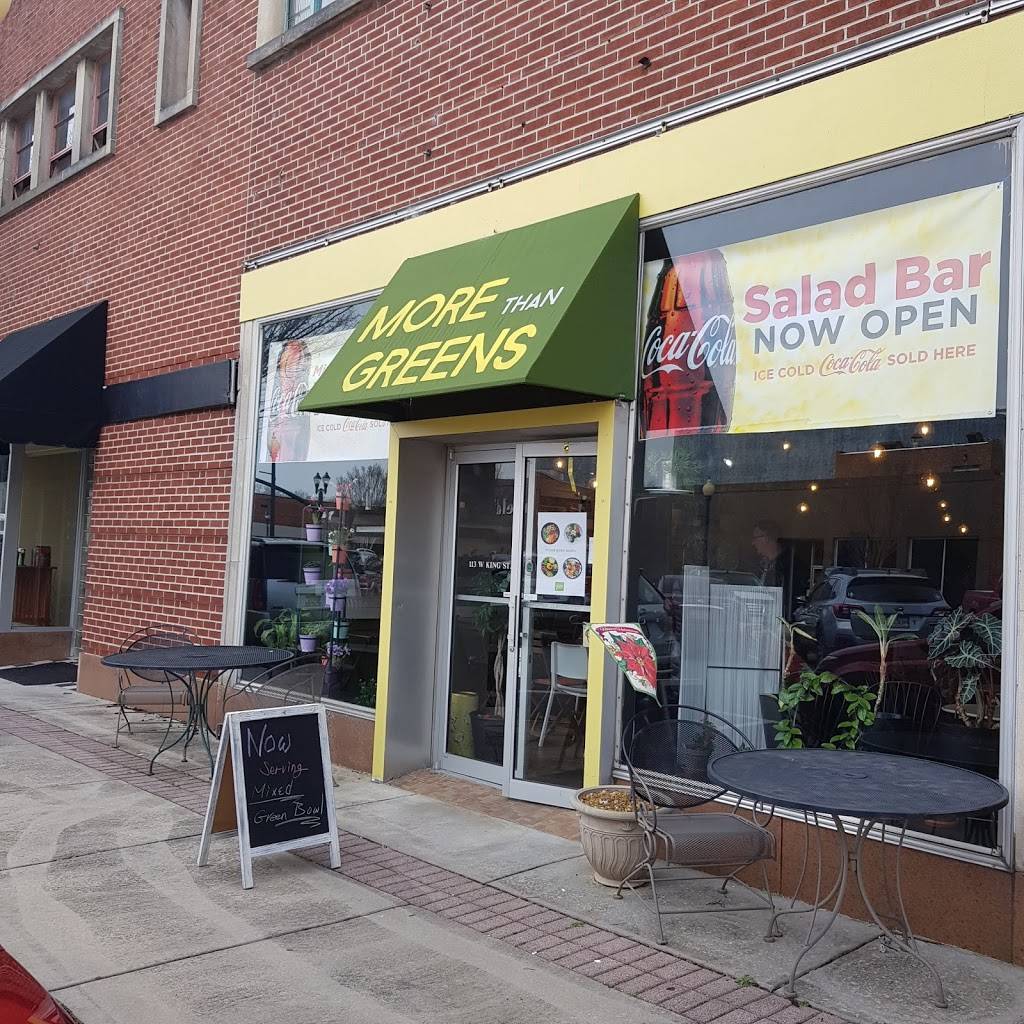 More Than Greens | restaurant | 113 W King St, Dalton, GA 30720, USA | 7065293531 OR +1 706-529-3531