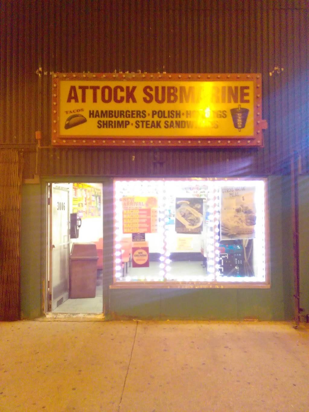 Attock Submarine | meal takeaway | 3006 E 92nd St, Chicago, IL 60617, USA | 7737689875 OR +1 773-768-9875