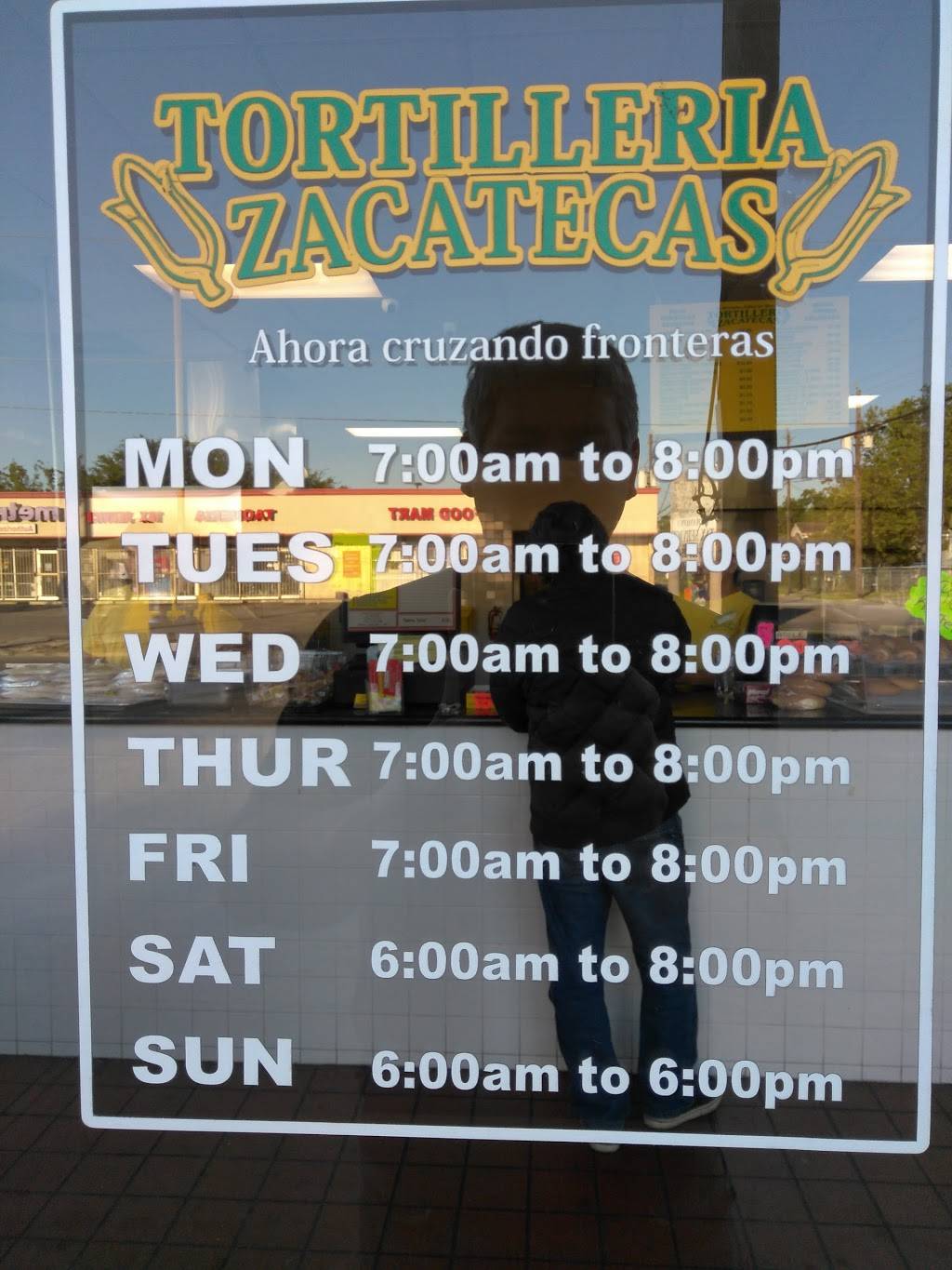 Tortilleria Zacatecas #2 | restaurant | 1202 Wayside Dr, Houston, TX 77011, USA | 7139283100 OR +1 713-928-3100