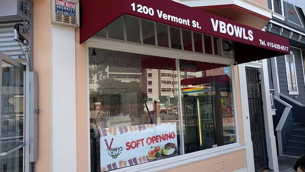 Vbowls | restaurant | 1200 Vermont St, San Francisco, CA 94110, USA | 4158298517 OR +1 415-829-8517