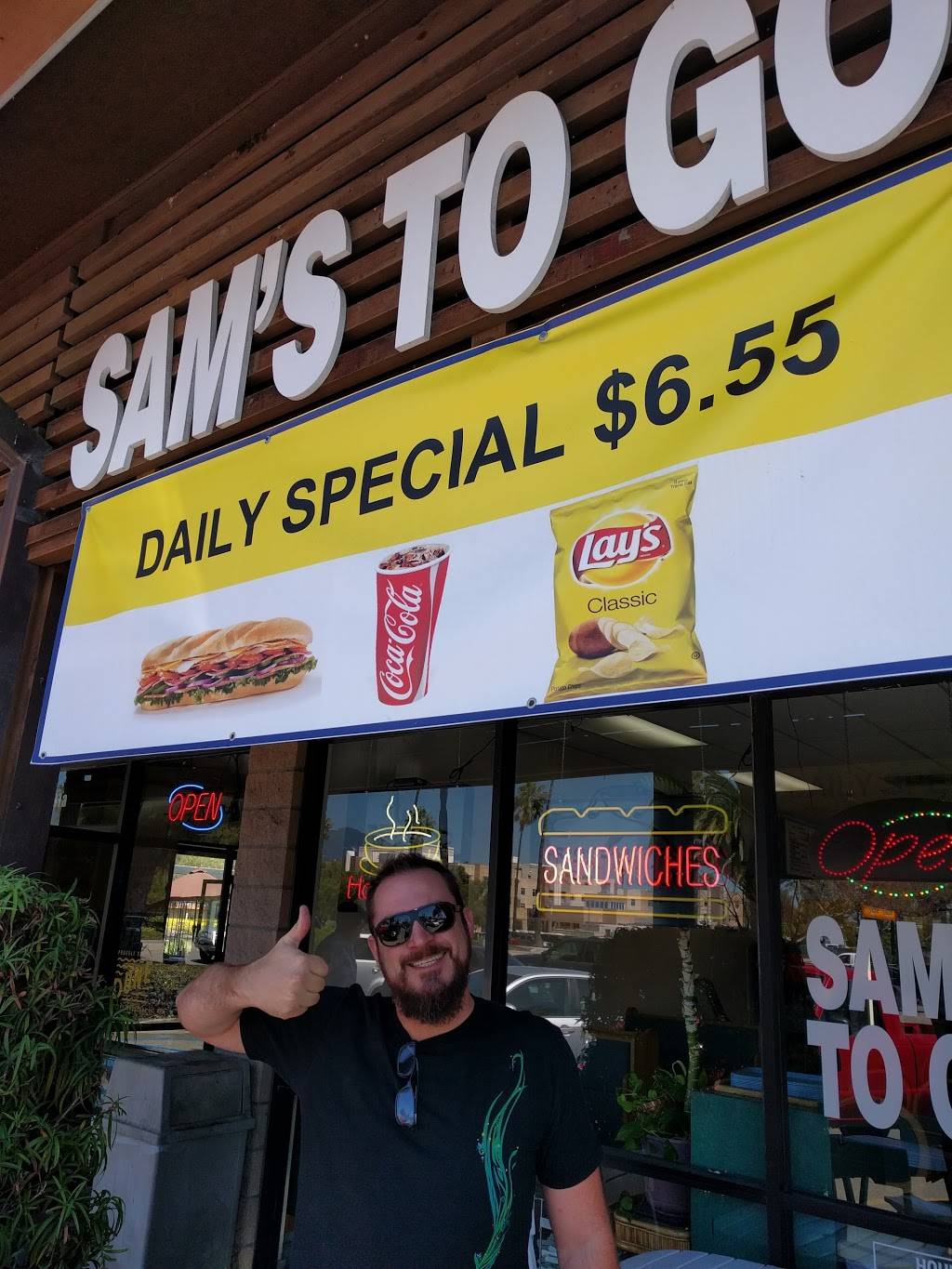 Sams To Go | restaurant | 6831 Hollister Ave, Goleta, CA 93117, USA | 8056853022 OR +1 805-685-3022