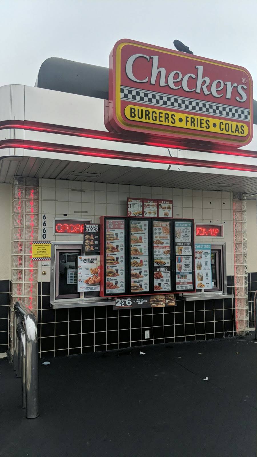 Checkers | restaurant | 6660 Reisterstown Rd, Baltimore, MD 21215, USA | 4103583405 OR +1 410-358-3405