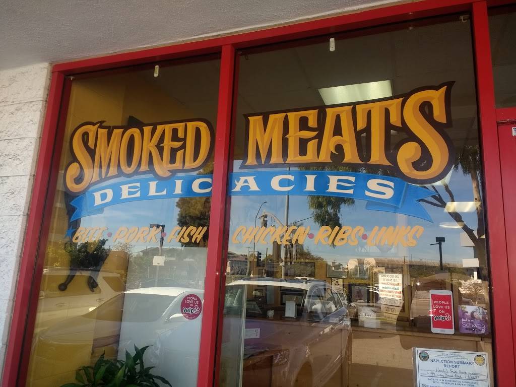 Handys Smoke house Delicacies | restaurant | 4149 Long Beach Boulevard, Long Beach, CA 90807, USA | 5624248300 OR +1 562-424-8300