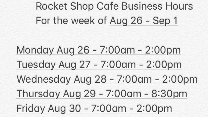 Rocket Shop Cafe | restaurant | 2000 S Union Ave, Bakersfield, CA 93307, USA | 6618324800 OR +1 661-832-4800