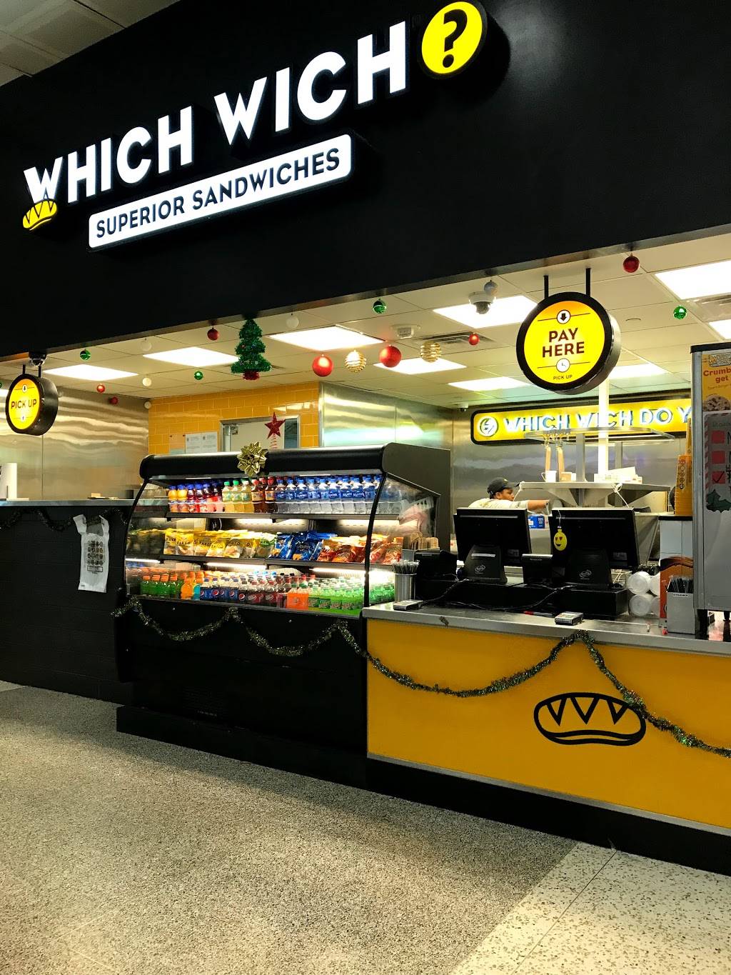 Which Wich | restaurant | 2800 N Terminal Rd, Houston, TX 77032, USA | 2812337678 OR +1 281-233-7678