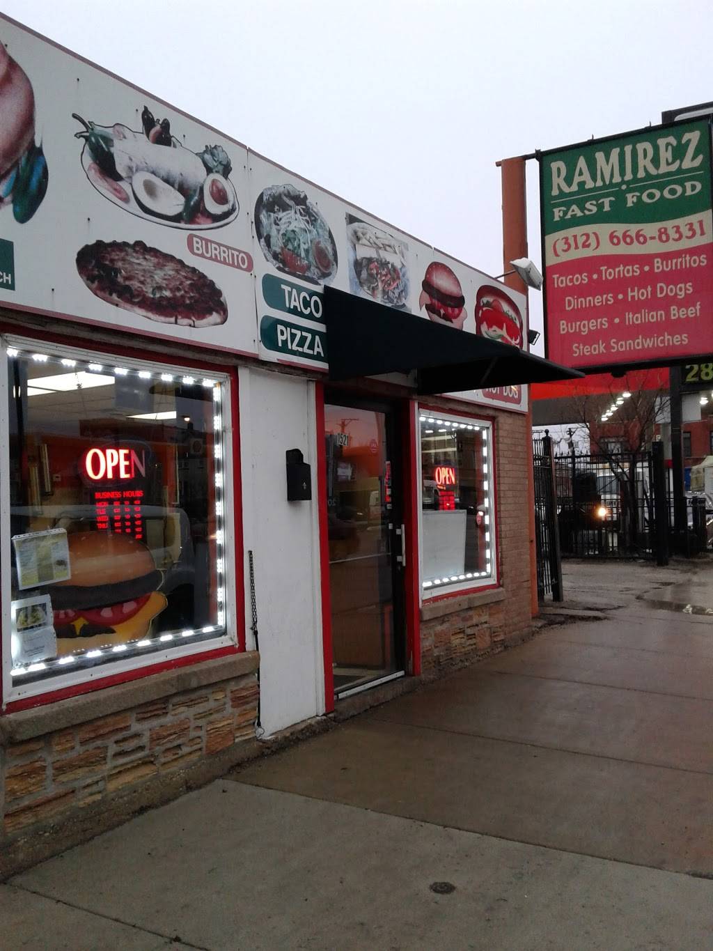 Ramirez Fast Food | restaurant | 1521 W Grand Ave, Chicago, IL 60642, USA | 3126668331 OR +1 312-666-8331