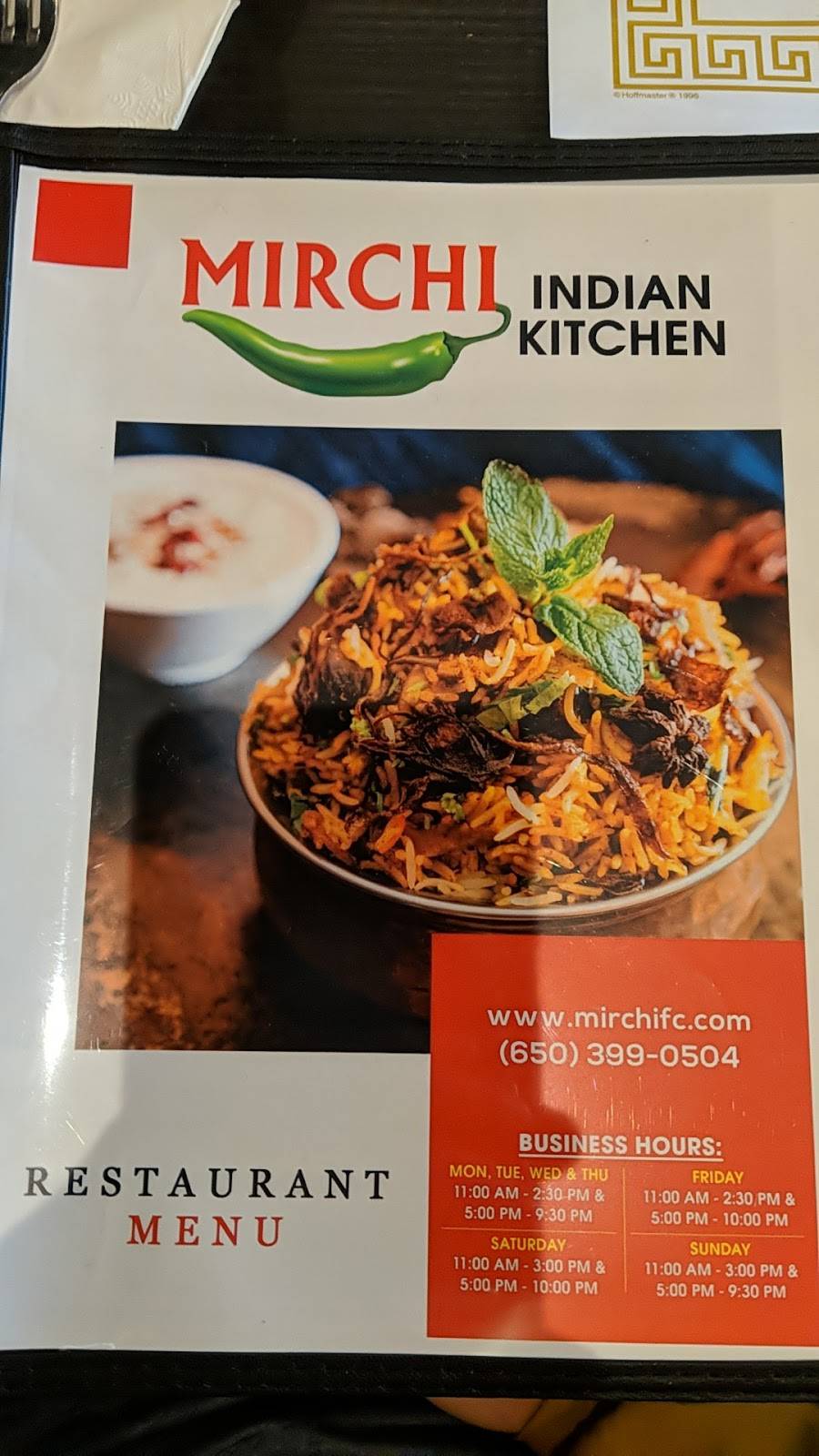 Mirchi Indian Kitchen - Foster City, Ca | restaurant | 1100 Foster Square Ln #150, Foster City, CA 94404, USA | 6503990504 OR +1 650-399-0504