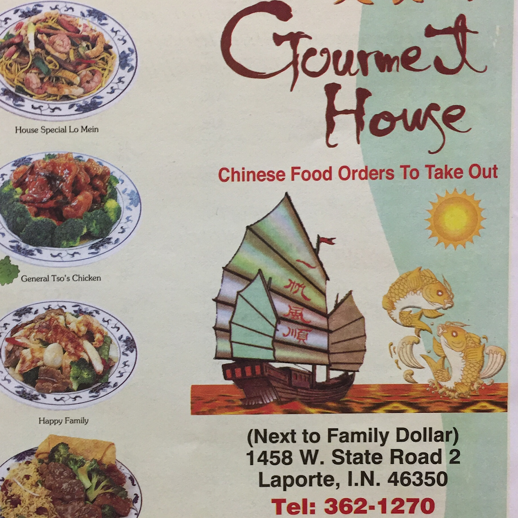 Gourmet House Chinese Restaurant | restaurant | 1458 W State Rd 2, La Porte, IN 46350, USA | 2193621270 OR +1 219-362-1270
