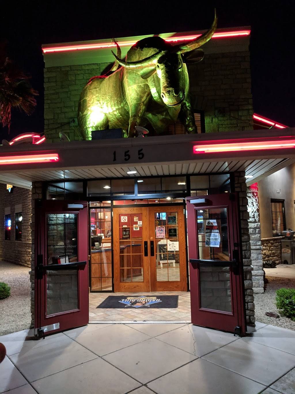 Raging Bull Steakhouse & Sports Bar | restaurant | 155 S Power Rd, Mesa, AZ 85206, USA | 4809124211 OR +1 480-912-4211