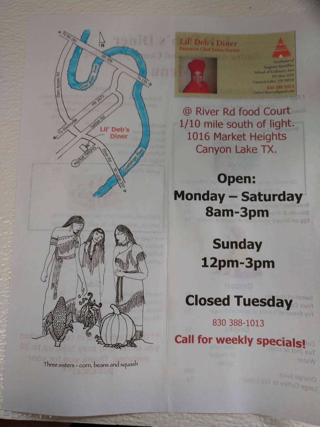 LilDebs Diner Food Truck | restaurant | 1016 Market Heights, Canyon Lake, TX 78132, USA | 8303881013 OR +1 830-388-1013