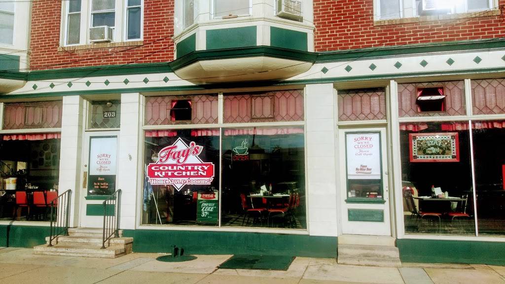 Fays Country Kitchen | restaurant | 203 S Hanover St, Carlisle, PA 17013, USA | 7172435510 OR +1 717-243-5510