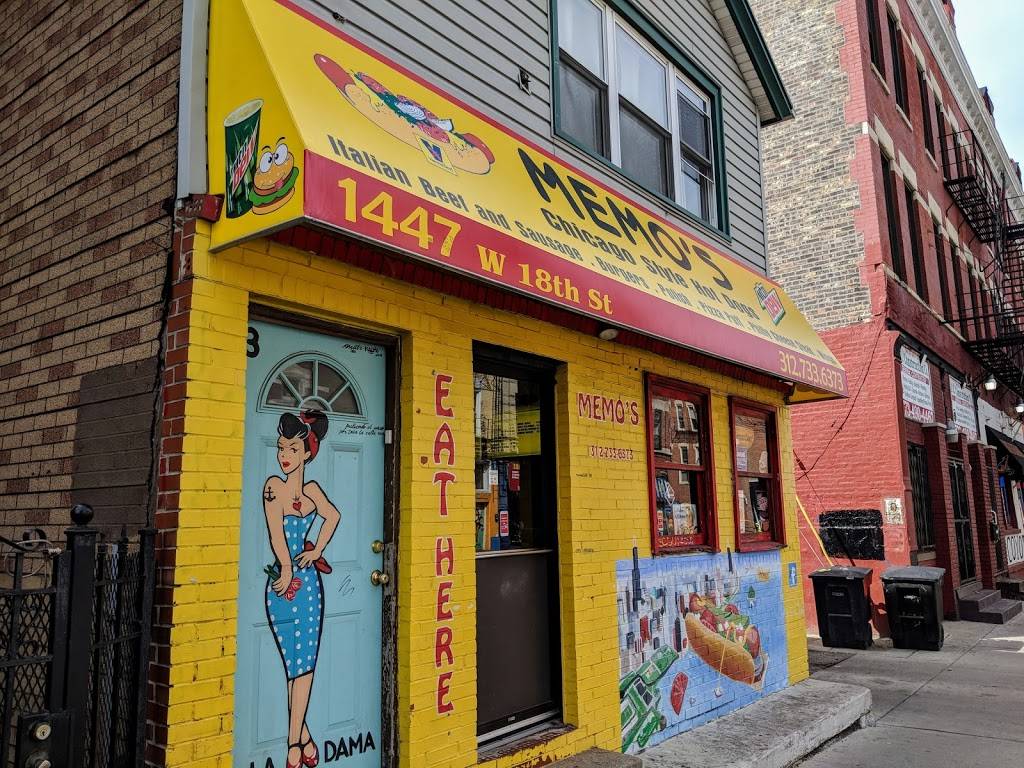 Memos Hot Dogs | restaurant | 1447 W 18th St, Chicago, IL 60608, USA | 3127336373 OR +1 312-733-6373