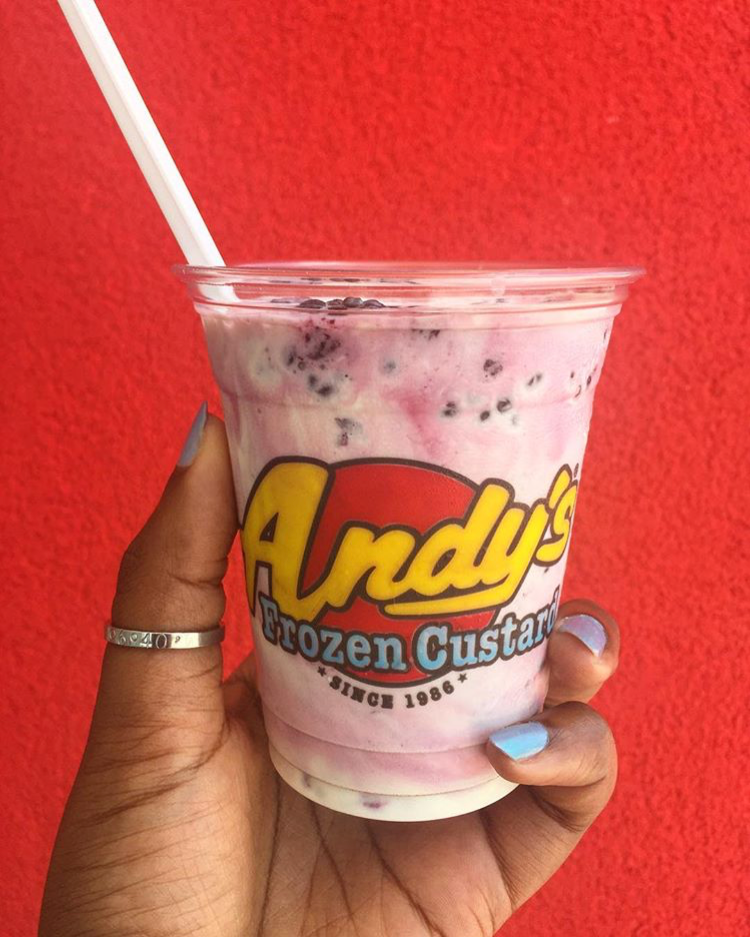 Andys Frozen Custard | restaurant | 11575 Frisco St, Frisco, TX 75033, USA | 4692197565 OR +1 469-219-7565