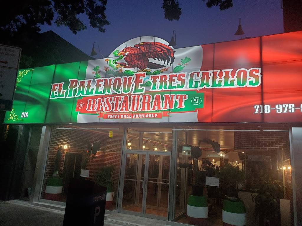 El Palenque 3 Gallos Restaurant | restaurant | 816 Avenue U, Brooklyn, NY 11223, USA | 7189758301 OR +1 718-975-8301