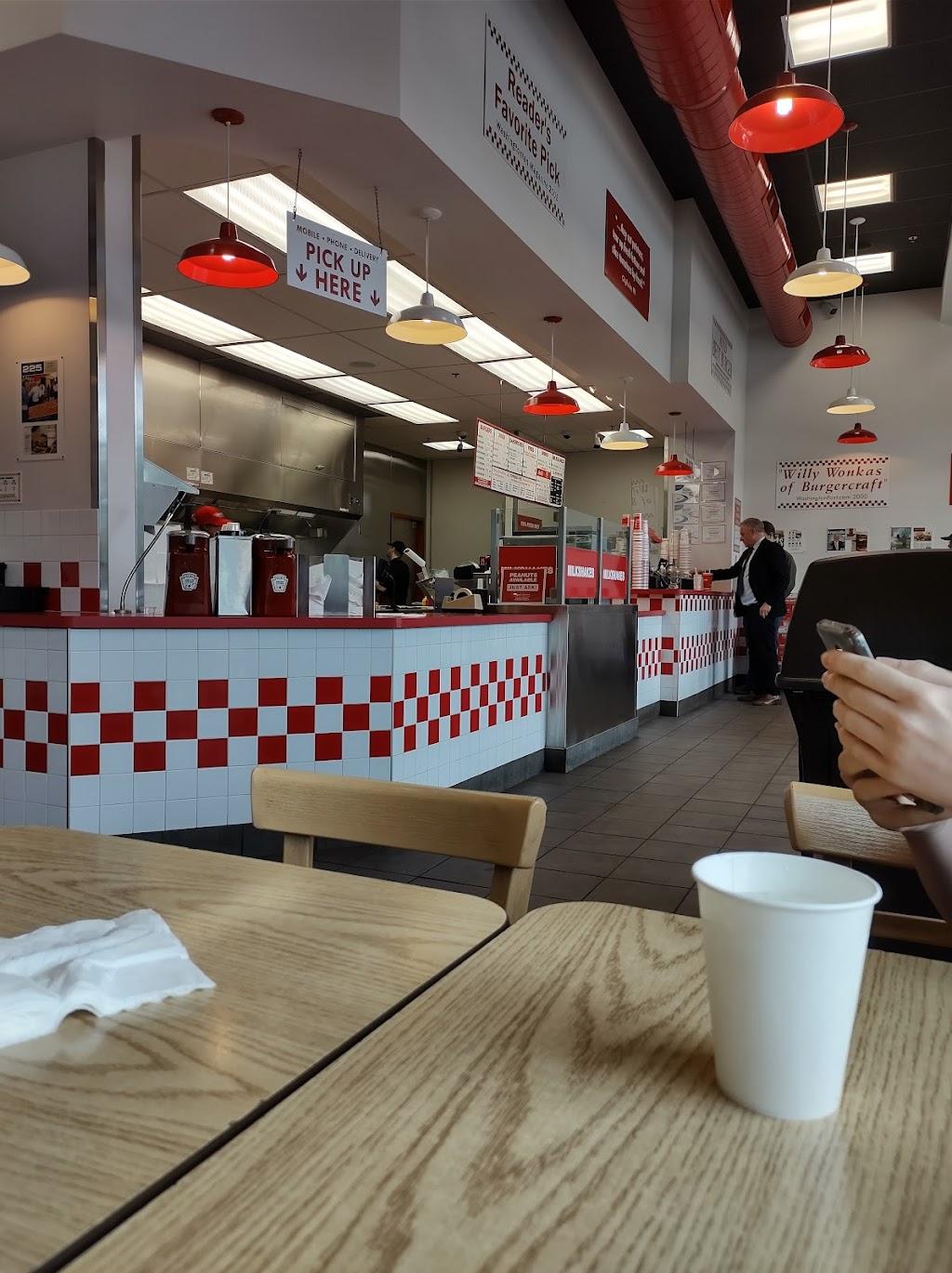 Five Guys | meal takeaway | 495 W 7th Ave Suite 100, Eugene, OR 97401, USA | 5413574749 OR +1 541-357-4749