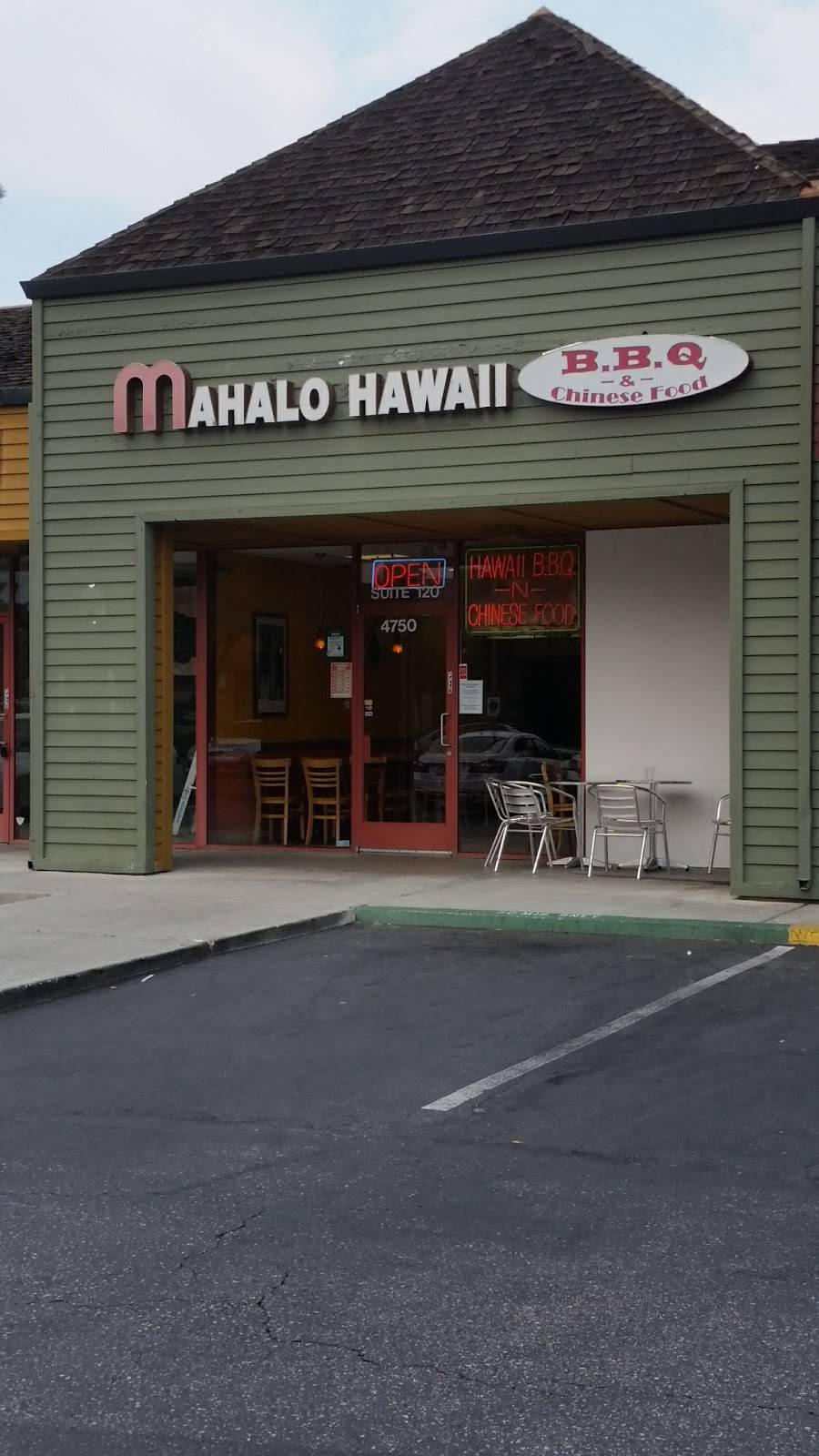 Mahalo Hawaii BBQ & Chinese Food | restaurant | 4750 Almaden Expy, San Jose, CA 95118, USA | 4082698793 OR +1 408-269-8793