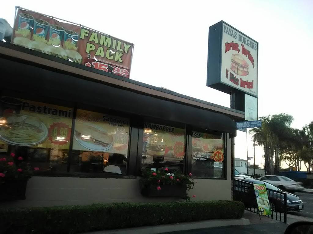Yayas Burgers | restaurant | 3202 E Gage Ave, Huntington Park, CA 90255, USA | 3235812383 OR +1 323-581-2383