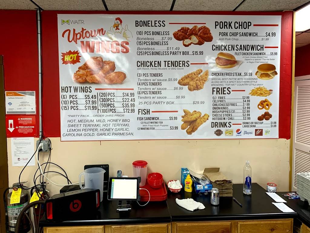 Uptown Wings | restaurant | 2901 University Ave, Columbus, GA 31907, USA | 7069840787 OR +1 706-984-0787