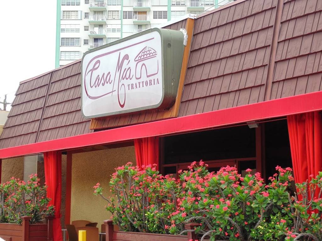 Casa Mia Trattoria | restaurant | 1950 NE 123rd St, North Miami, FL 33181, USA | 3058992770 OR +1 305-899-2770