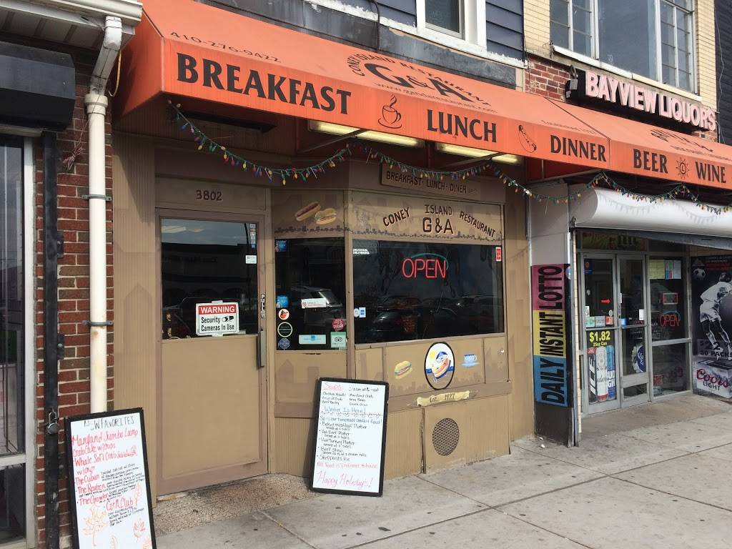 G & A Restaurant | restaurant | 3802 Eastern Ave, Baltimore, MD 21224, USA | 4102769422 OR +1 410-276-9422