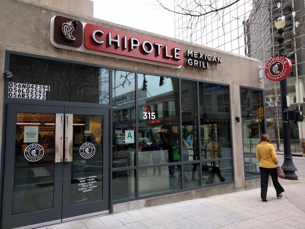 Chipotle Mexican Grill | restaurant | 315 S 4th St, Louisville, KY 40202, USA | 5025848606 OR +1 502-584-8606
