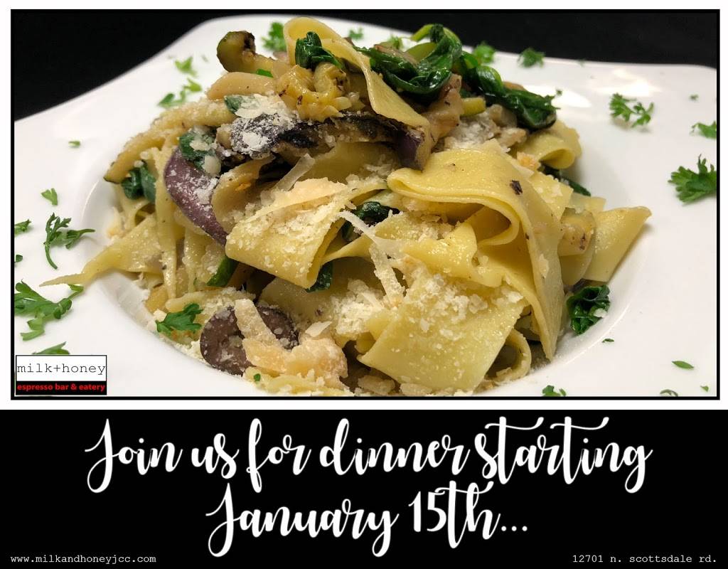 milk+honey espresso bar & eatery | restaurant | 12701 N Scottsdale Rd, Scottsdale, AZ 85254, USA | 4805669020 OR +1 480-566-9020