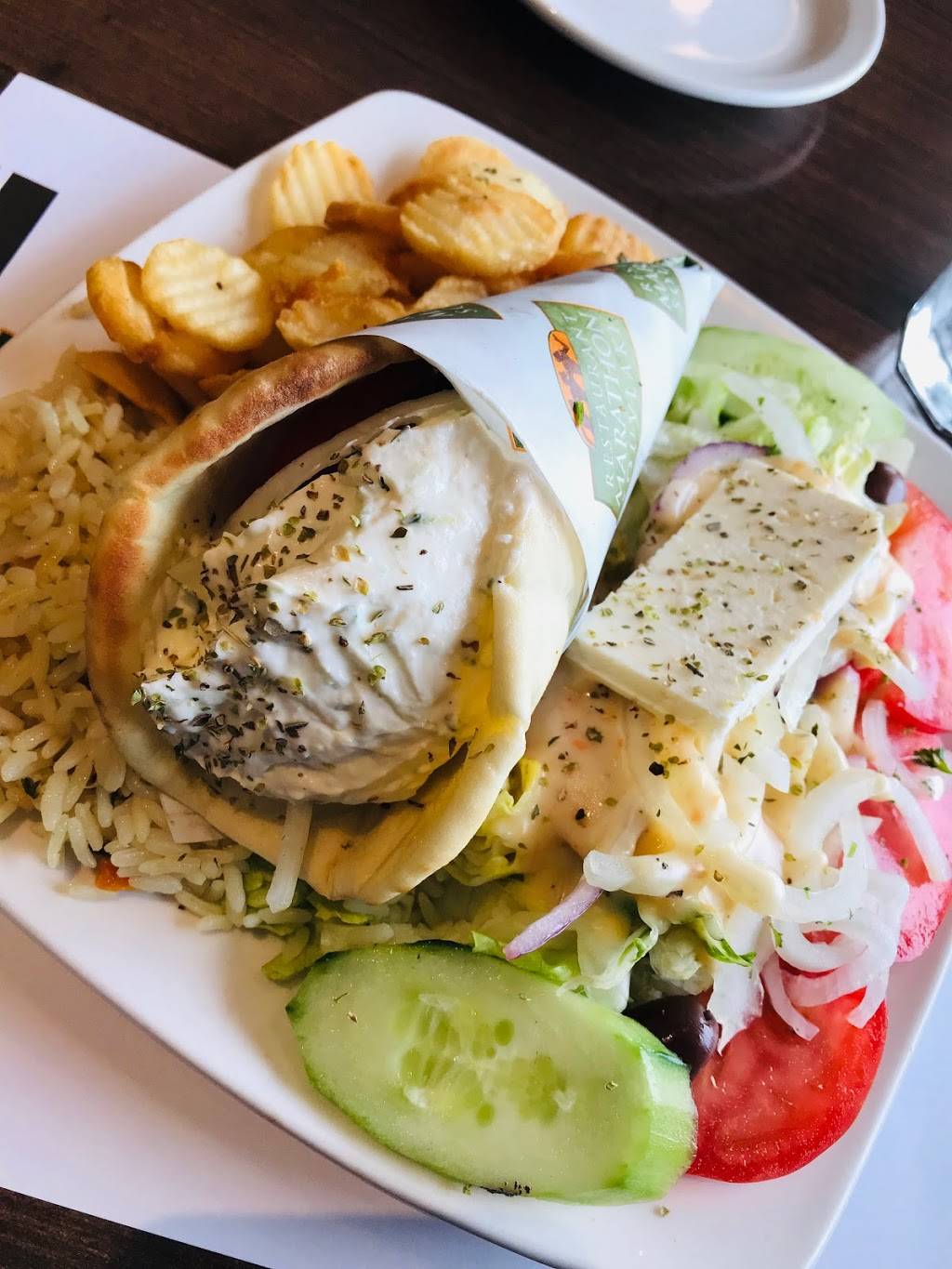 Marathon Souvlaki | restaurant | 5365 Rue des Jockeys, Montréal, QC H4P 2T8, Canada | 5147316455 OR +1 514-731-6455