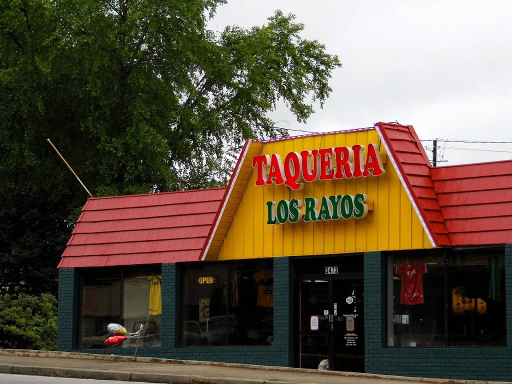 Taqueria Los Rayos | restaurant | 3473 Clairmont Rd, Atlanta, GA 30319, USA | 4046340100 OR +1 404-634-0100