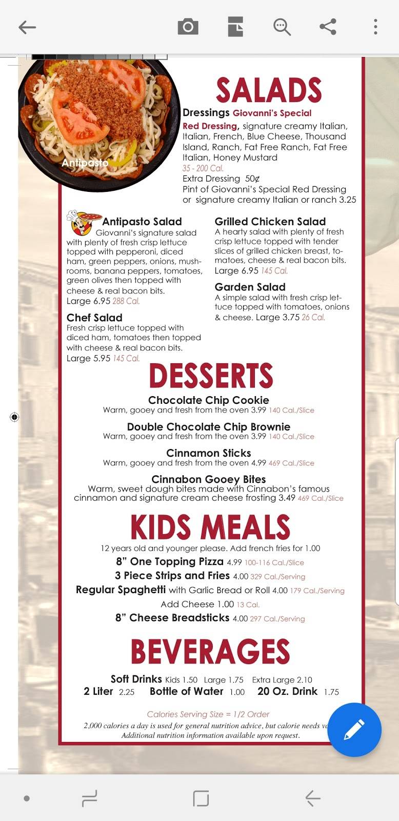 Giovannis Pizza of Huntington | restaurant | 2002 3rd Ave, Huntington, WV 25703, USA | 6813783459 OR +1 681-378-3459