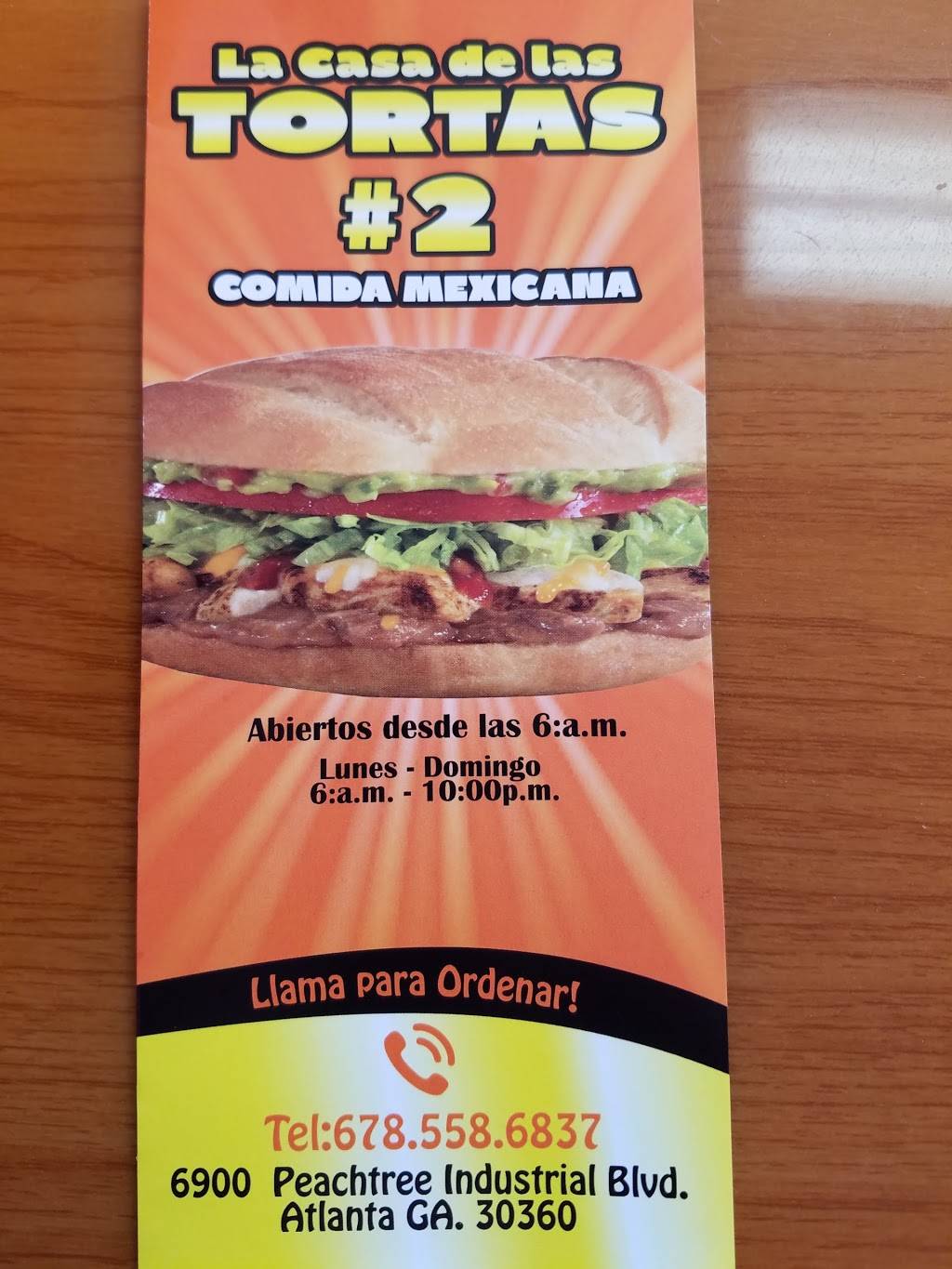 La Casa de las tortas | restaurant | 6900 Peachtree Industrial Blvd unit A, Atlanta, GA 30360, USA | 6785586837 OR +1 678-558-6837