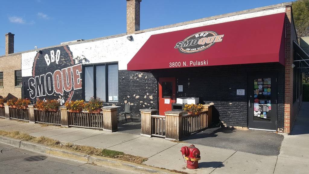 Smoque BBQ | restaurant | 3800 N Pulaski Rd, Chicago, IL 60641, USA | 7735457427 OR +1 773-545-7427