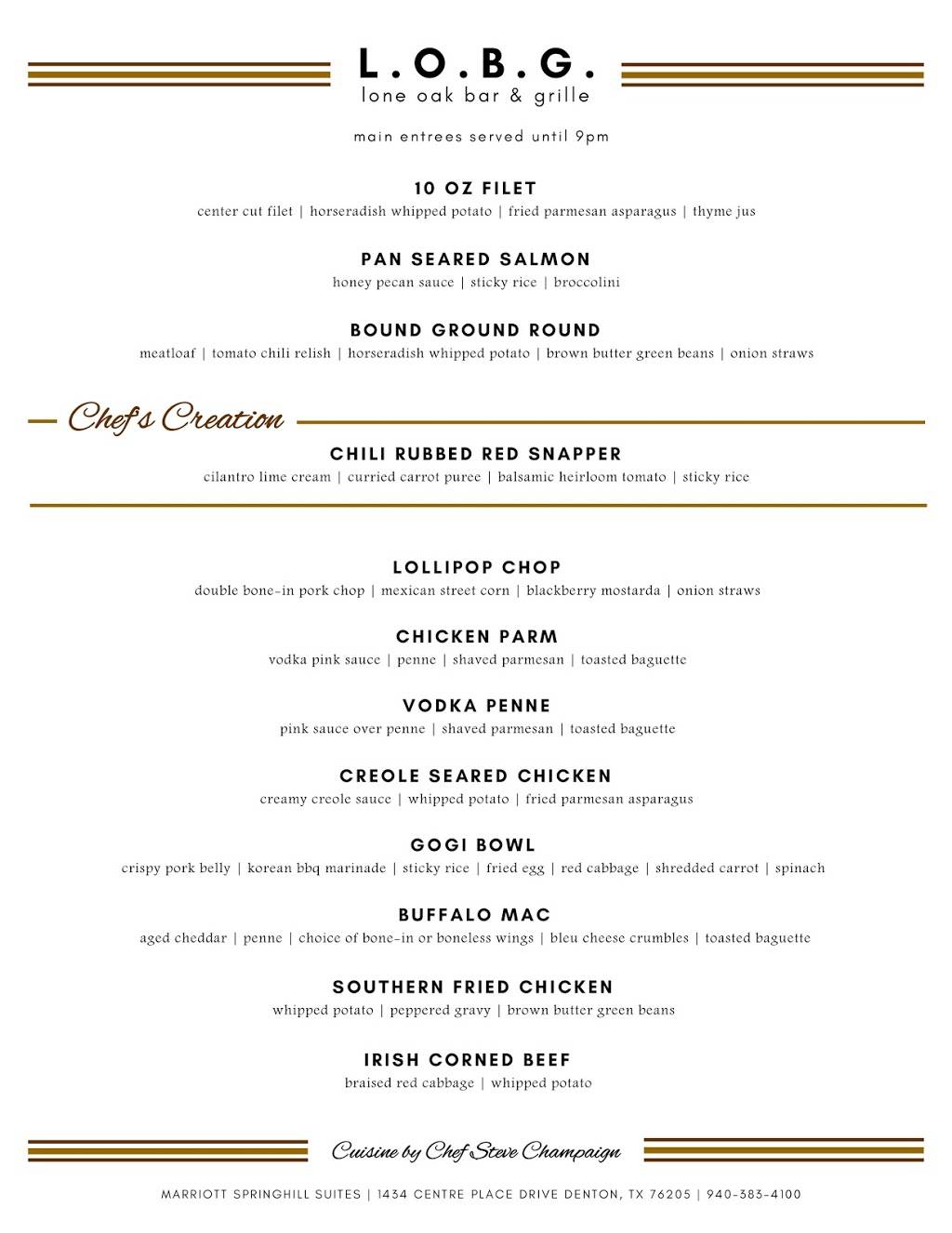 Lone Oak Bar and Grille | restaurant | 1434 Centre Pl Dr, Denton, TX 76205, USA | 9403834100 OR +1 940-383-4100