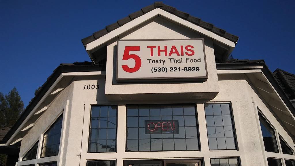 Five Thais Inc | restaurant | 1003 Dana Dr, Redding, CA 96003, USA | 5302218929 OR +1 530-221-8929