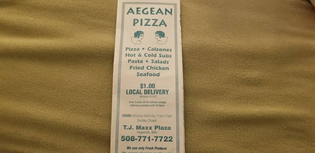 Aegean Pizza | restaurant | 378 Barnstable Rd, Hyannis, MA 02601, USA | 5087717722 OR +1 508-771-7722
