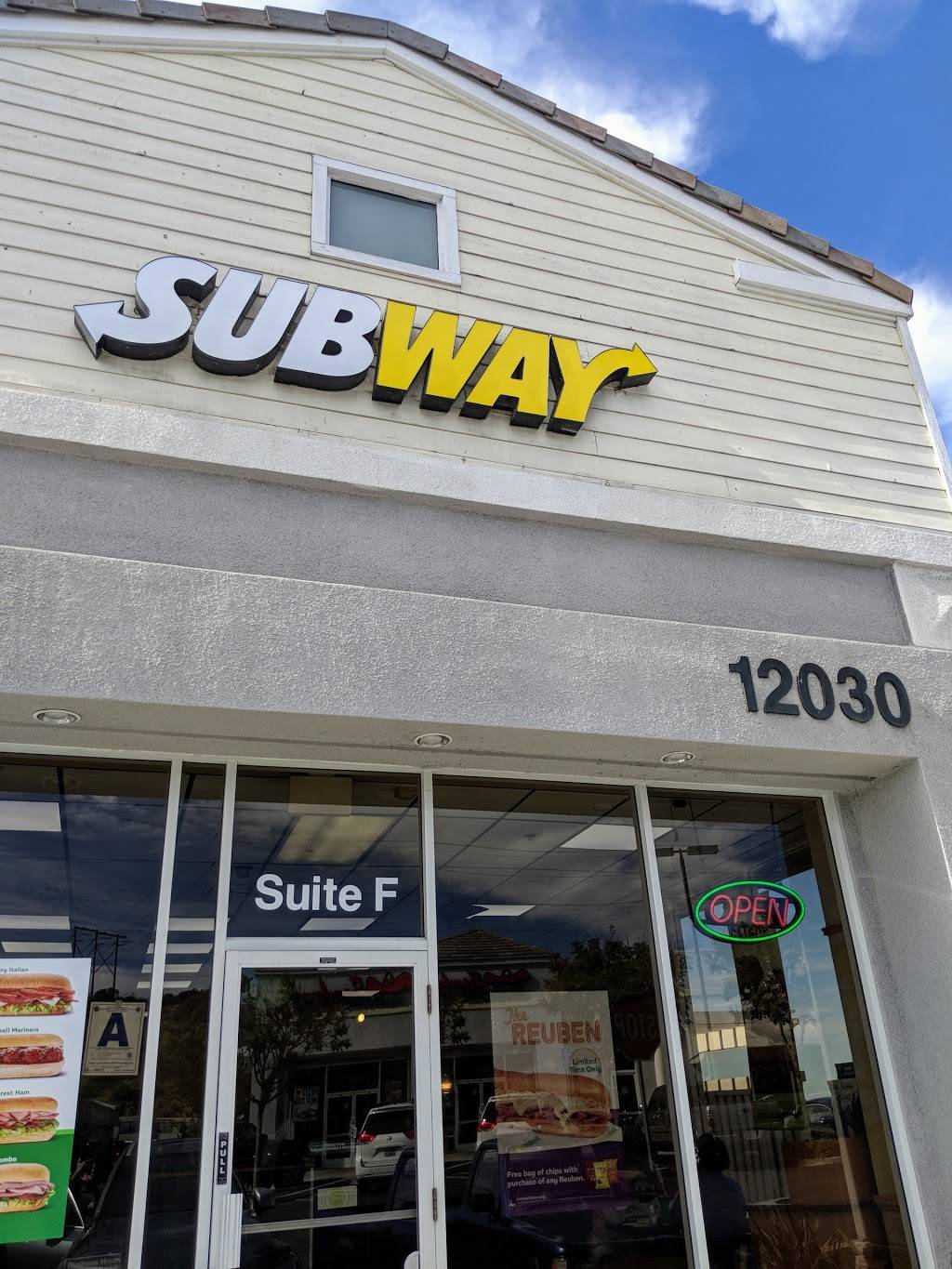 Subway Restaurants | restaurant | 12030 Scripps Summit Dr F, San Diego, CA 92131, USA | 8586891960 OR +1 858-689-1960