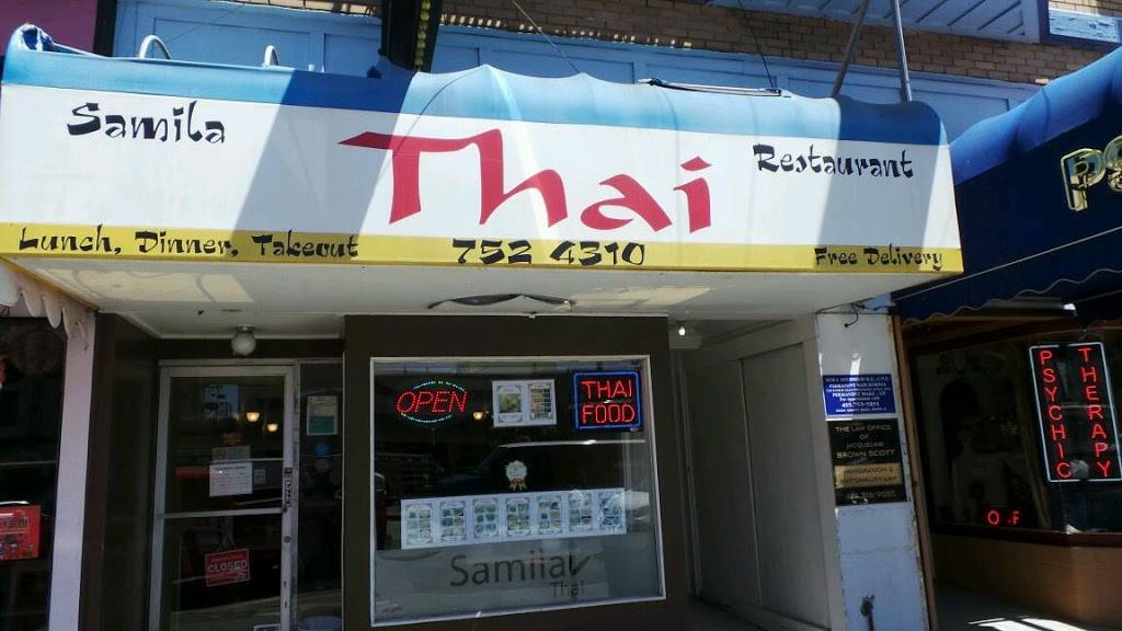 Samila Thai Restaurant | restaurant | 1921, 2415 Clement St, San Francisco, CA 94121, USA | 4157524310 OR +1 415-752-4310