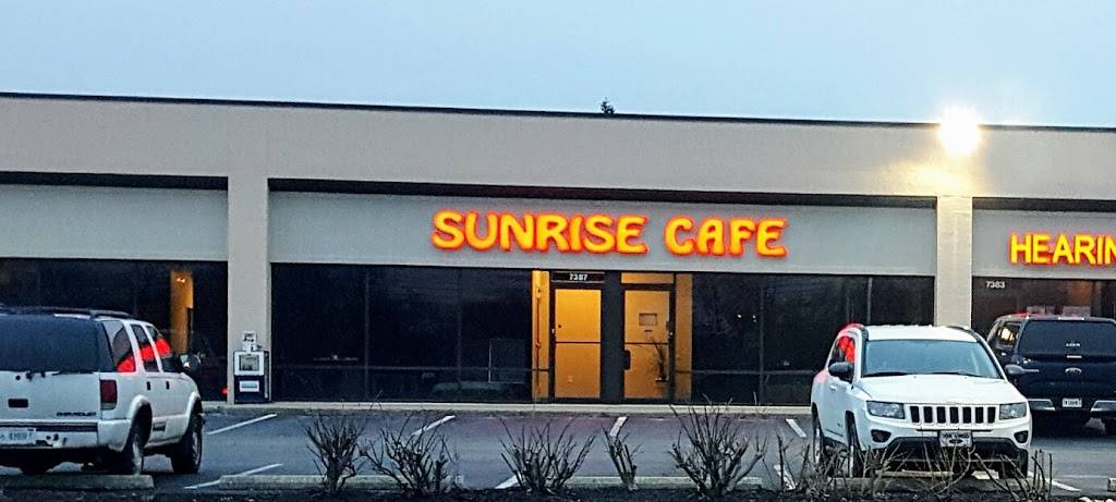 Sunrise Cafe | restaurant | 7387 Shadeland Ave, Indianapolis, IN 46250, USA | 3172885303 OR +1 317-288-5303