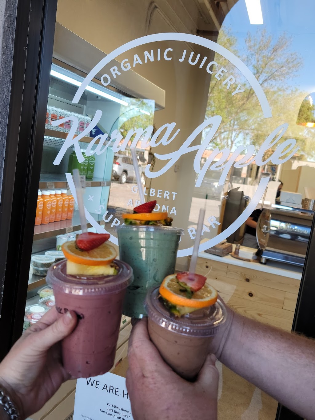 Karma Apple Juicery | cafe | 7 E Palo Verde St # 2, Gilbert, AZ 85296, USA | 4804656978 OR +1 480-465-6978