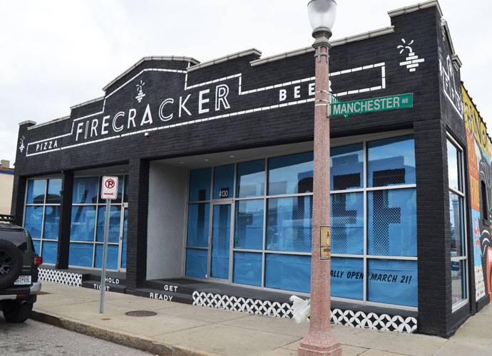Firecracker Pizza & Beer | restaurant | 4130 Manchester Ave, St. Louis, MO 63110, USA | 3145342666 OR +1 314-534-2666