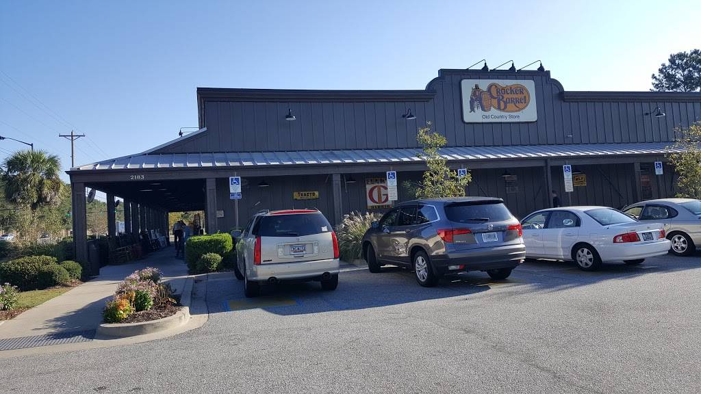 Cracker Barrel Old Country Store | restaurant | 2183 N Hwy 17, Mt Pleasant, SC 29466, USA | 8438845220 OR +1 843-884-5220