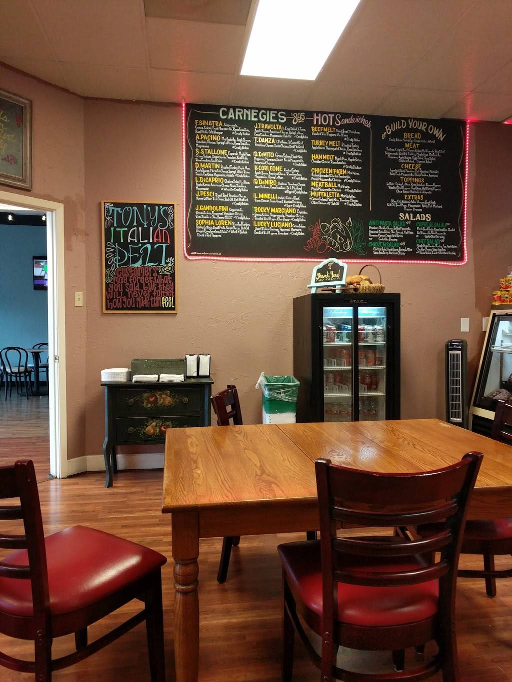 Tonys Italian Delicatessen | restaurant | 16283 TX-105 #9, Montgomery, TX 77356, USA | 9365884800 OR +1 936-588-4800