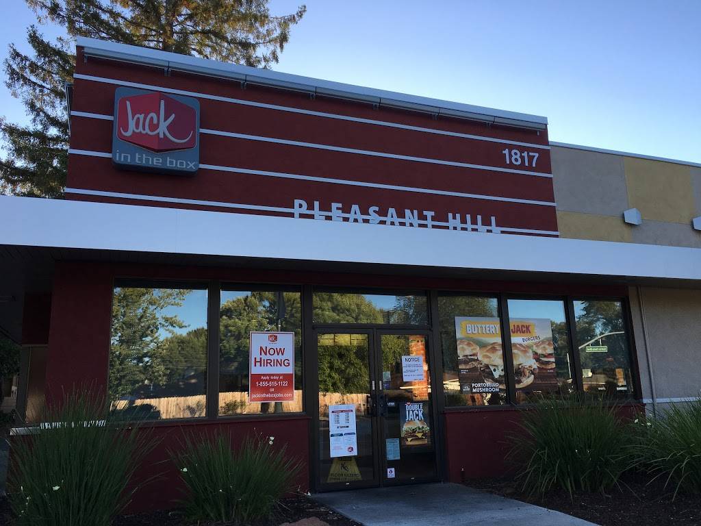 Jack in the Box | restaurant | 1817 Contra Costa Blvd, Pleasant Hill, CA 94523, USA | 9256853542 OR +1 925-685-3542