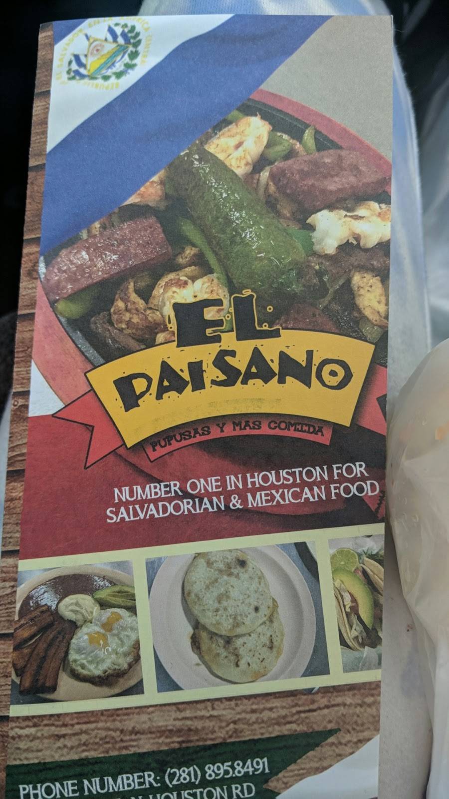 El Paisano - Pupusas Y Mas | restaurant | 10911 Bammel North Houston Rd, Houston, TX 77086, USA | 2818958491 OR +1 281-895-8491