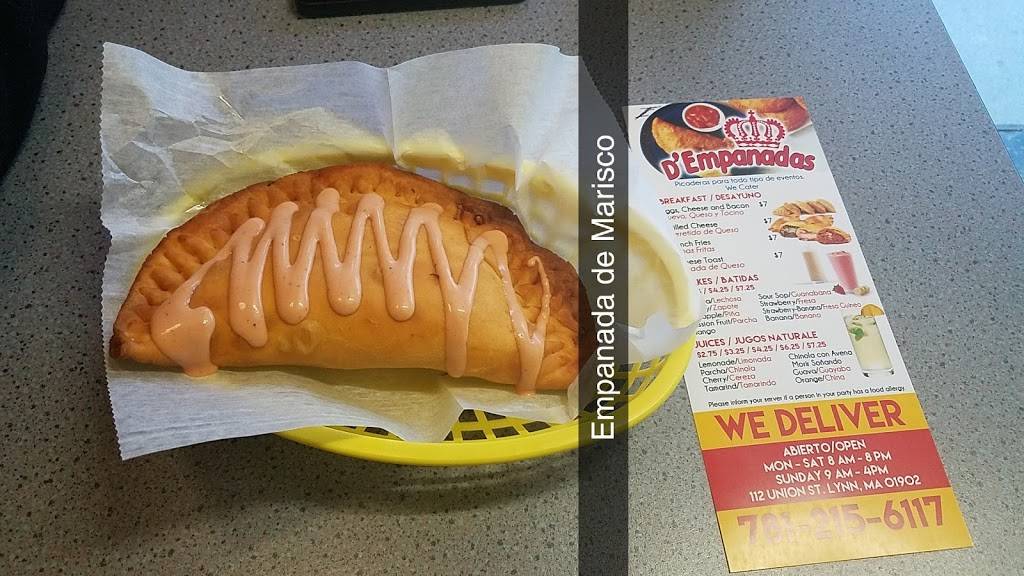 Dempanadas | restaurant | 112 Union St, Lynn, MA 01902, USA | 7812156117 OR +1 781-215-6117