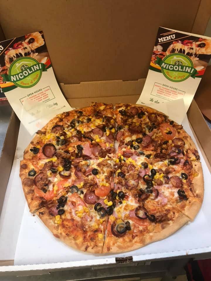 Nicolini House of Pizza | restaurant | 21 W E Main St, Georgetown, MA 01833, USA | 9787695302 OR +1 978-769-5302