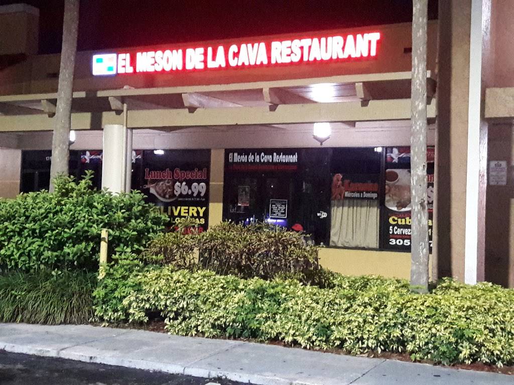 El Meson De La Cava | restaurant | 13804 SW 56th St, Miami, FL 33175, USA | 3053878866 OR +1 305-387-8866